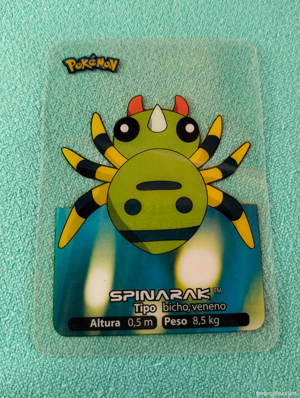 Trading Cards: Spinarak 016 16 espa&ntilde;ol spanish lamincards carta Pok&eacute;mon transparente