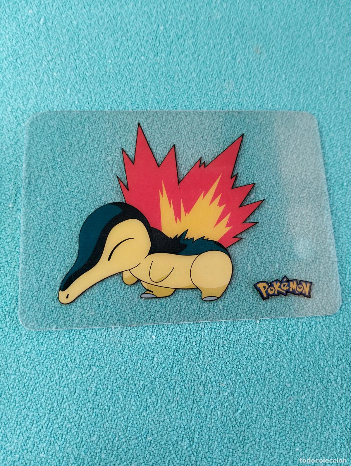 Sammelkarten: Cyndaquil 112 espa&ntilde;ol spanish lamincards carta Pok&eacute;mon transparente