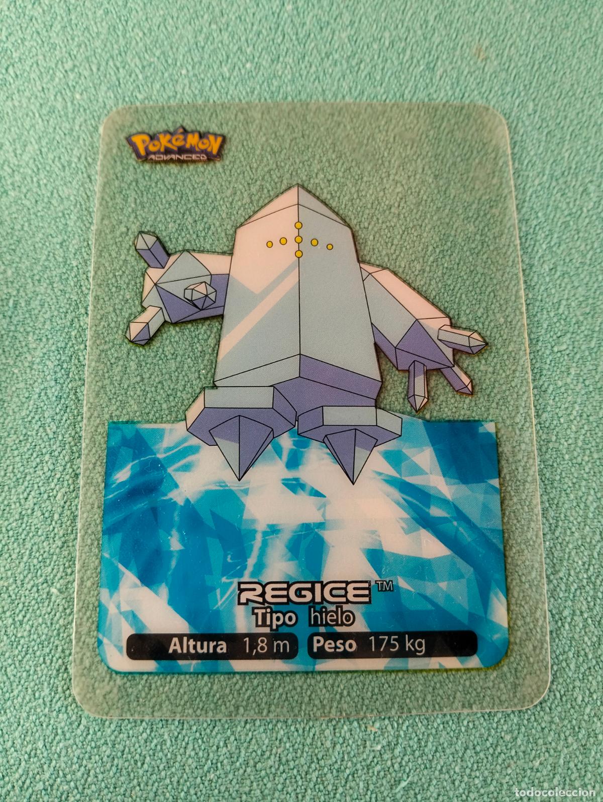 Trading Cards: Regice 142 espa&ntilde;ol spanish lamincards carta Pok&eacute;mon transparente