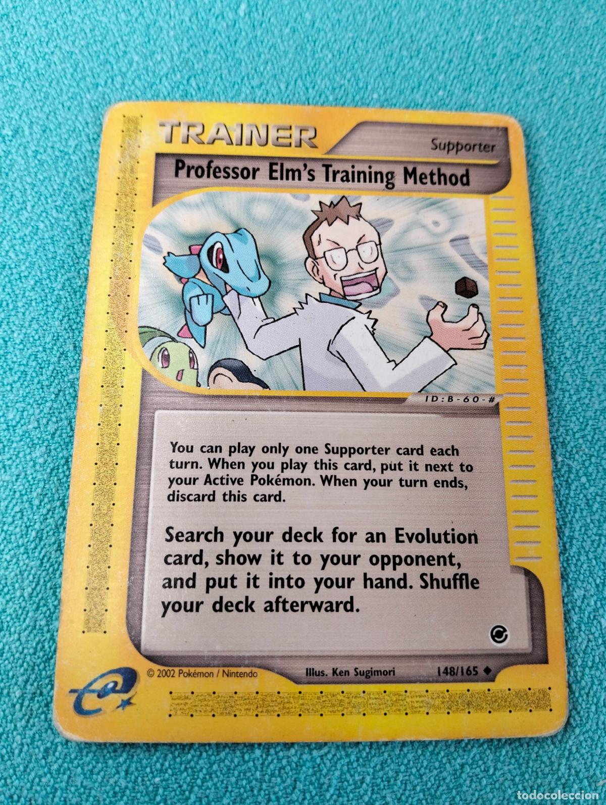 Trading Cards: Professor Elm's Training Method 148/165 expedition 2002 ingl&eacute;s english carta Pok&eacute;mon