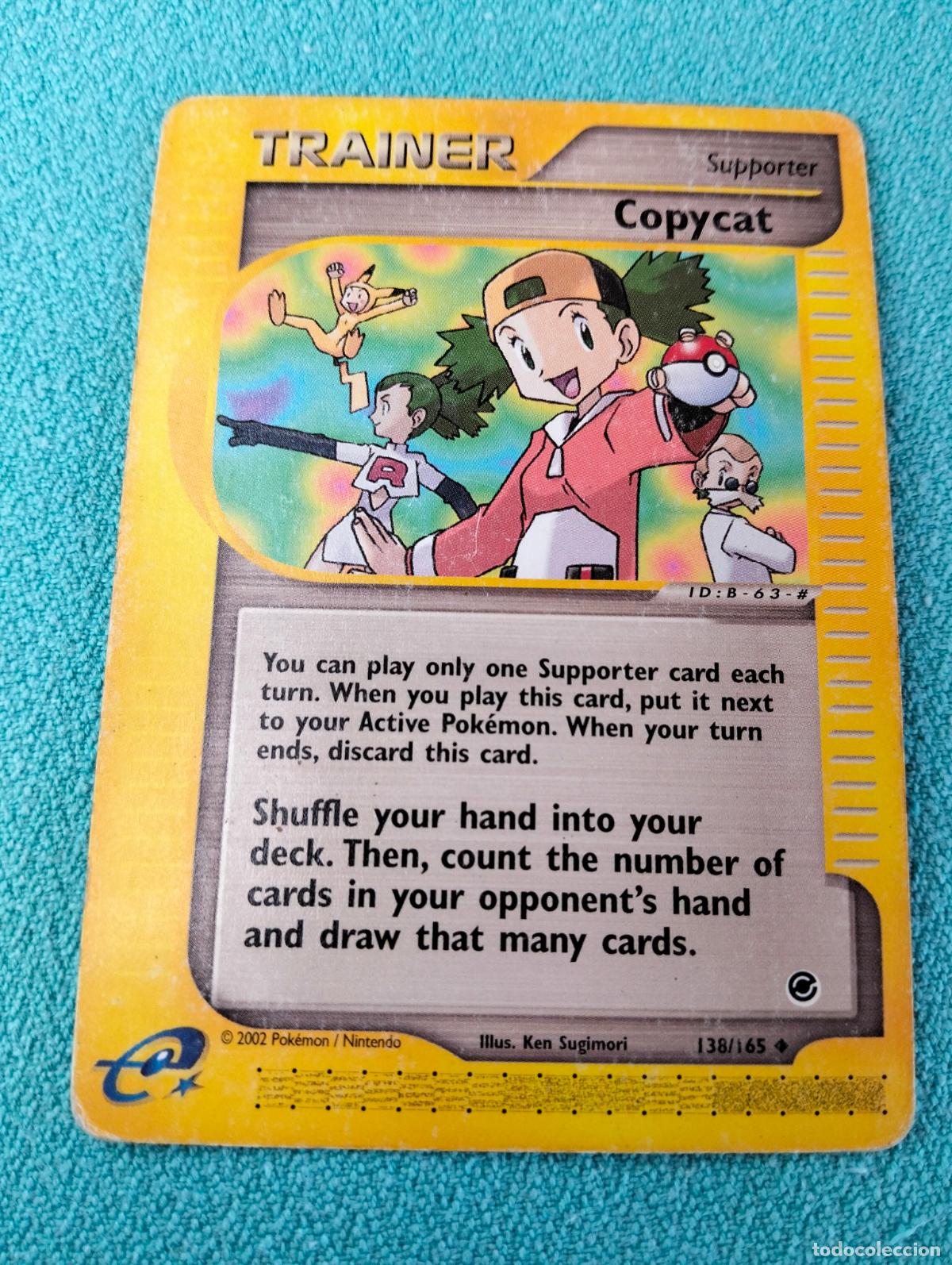 Trading cards: Copycat 138/165 2002 expedition ingl&eacute;s english carta Pok&eacute;mon