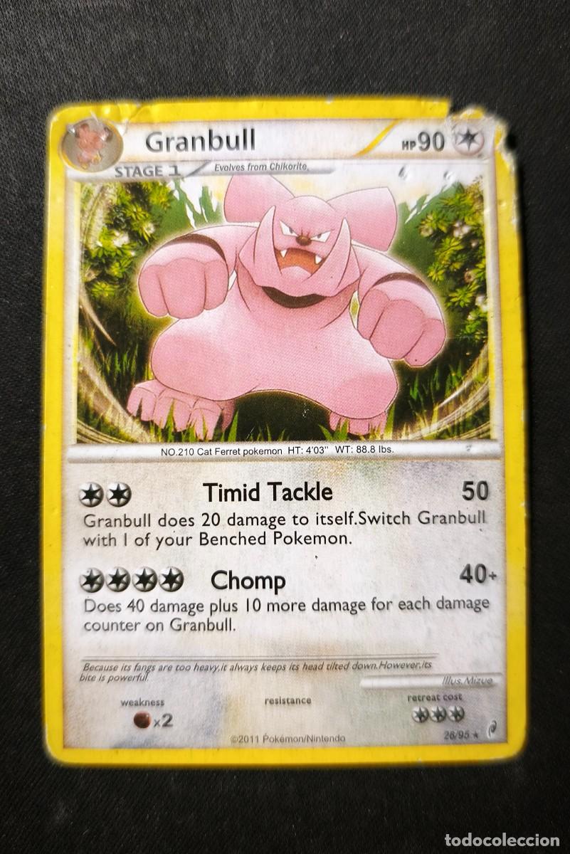 Trading cards: Carta pokemon Granbull estado usado