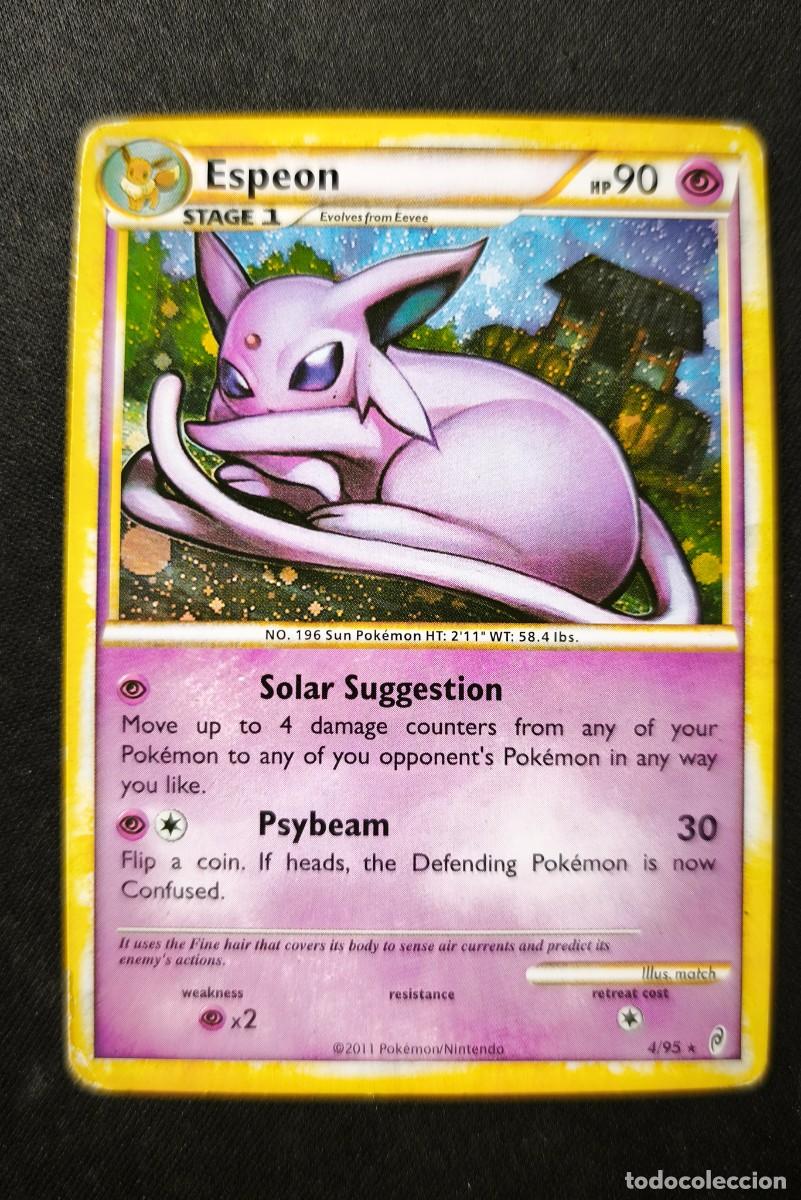 Figurine Collezionabili: Carta pokemon espeon estado bueno