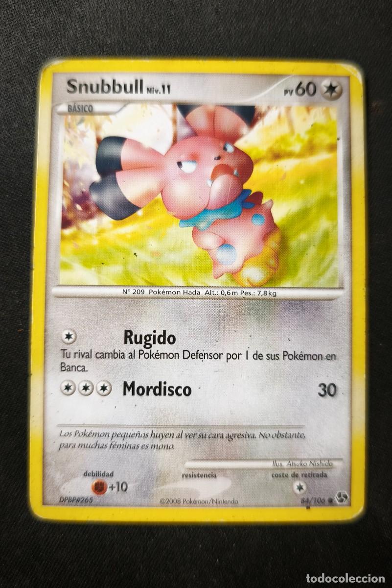 Trading cards: Carta pokemon Snubbull estado bueno