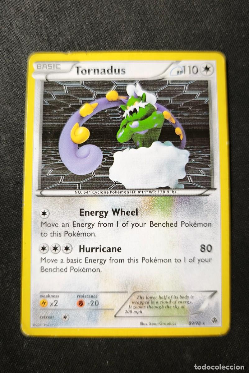 Trading Cards: Carta pokemon Tornadus estado bueno