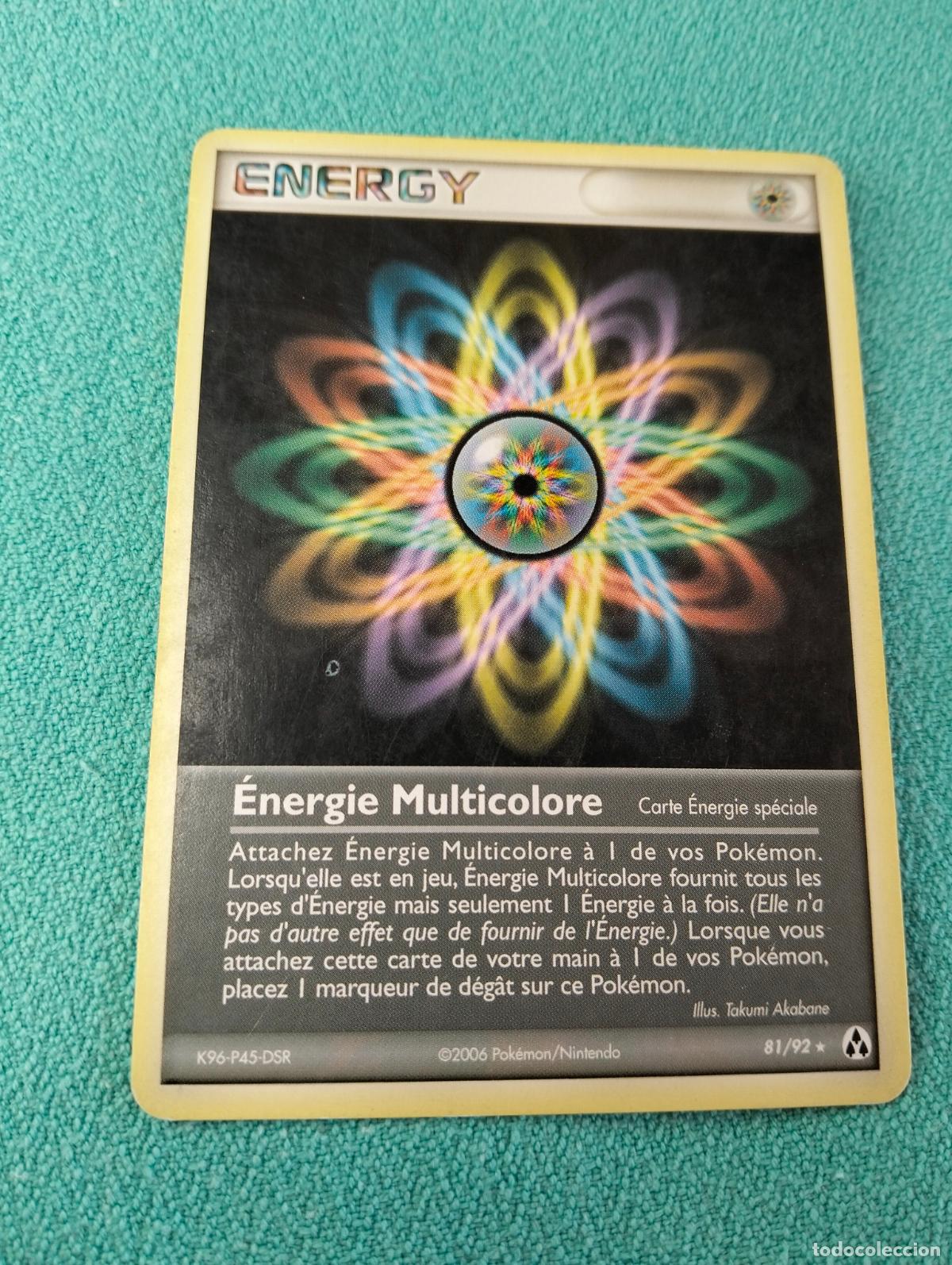Figurine Collezionabili: Energy multicolore &eacute;nergie rainbow 81/92 2006 carta Pok&eacute;mon