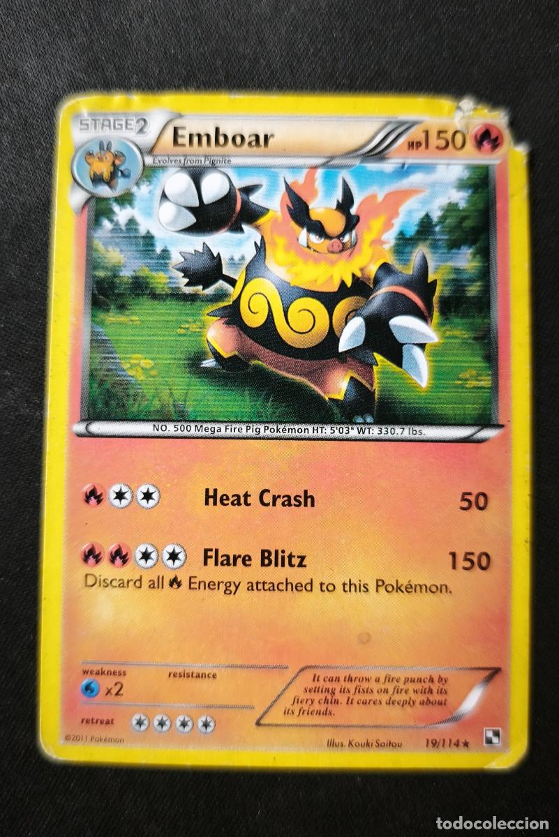 Figurine Collezionabili: Carta pokemon Emboar estado normal