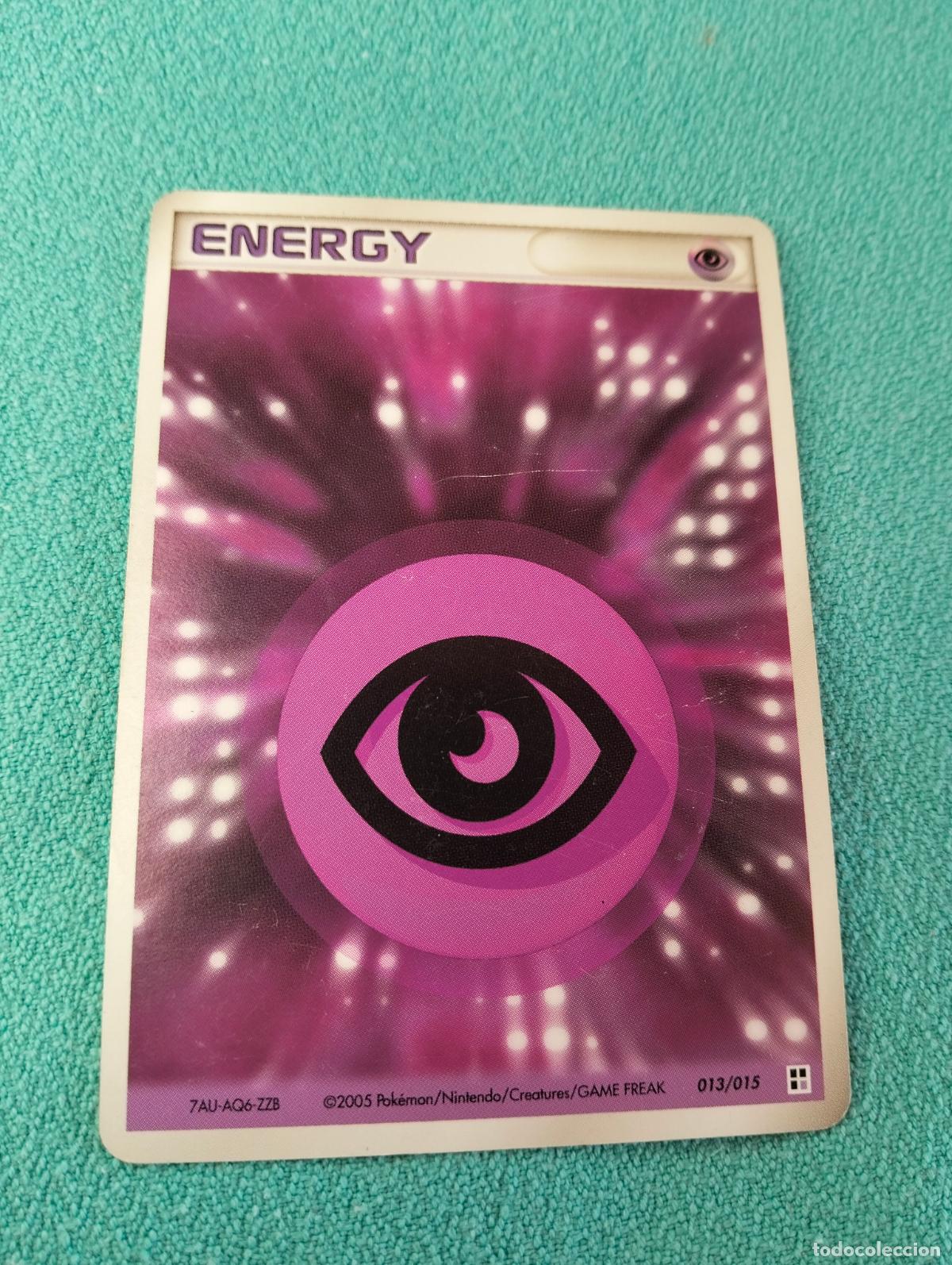 Figurine Collezionabili: Psychic energy energia ps&iacute;quica 013/015 13/15 2005 Psychic Quick Construction Pack carta Pok&eacute;mon