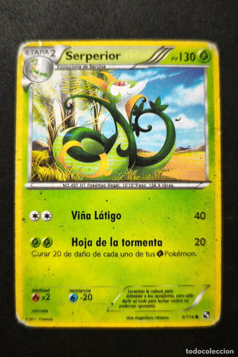 Figurine Collezionabili: Carta pokemon Serperior estado bueno