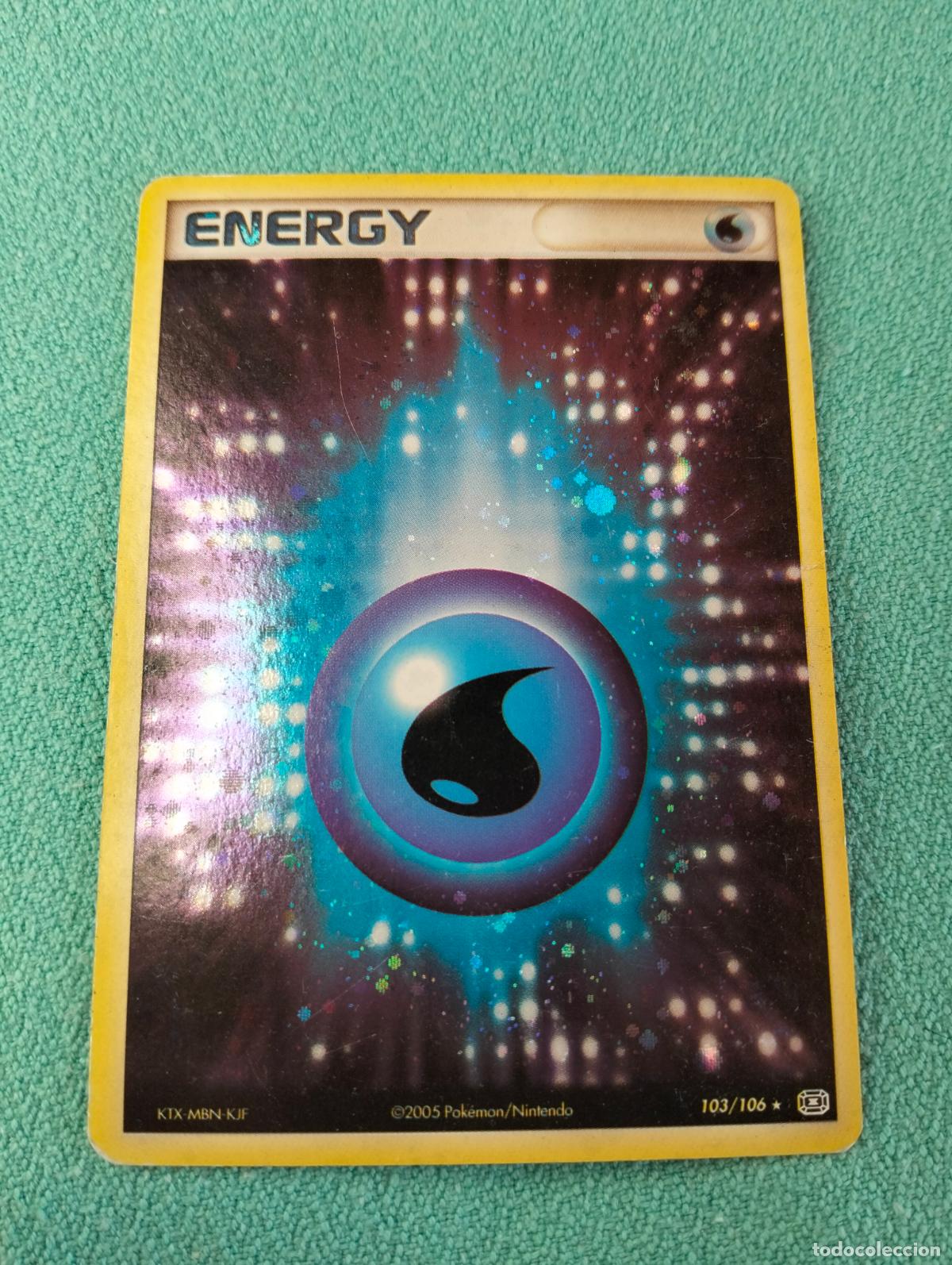 Sammelkarten: Water energy holo 103/106 2005 carta Pok&eacute;mon