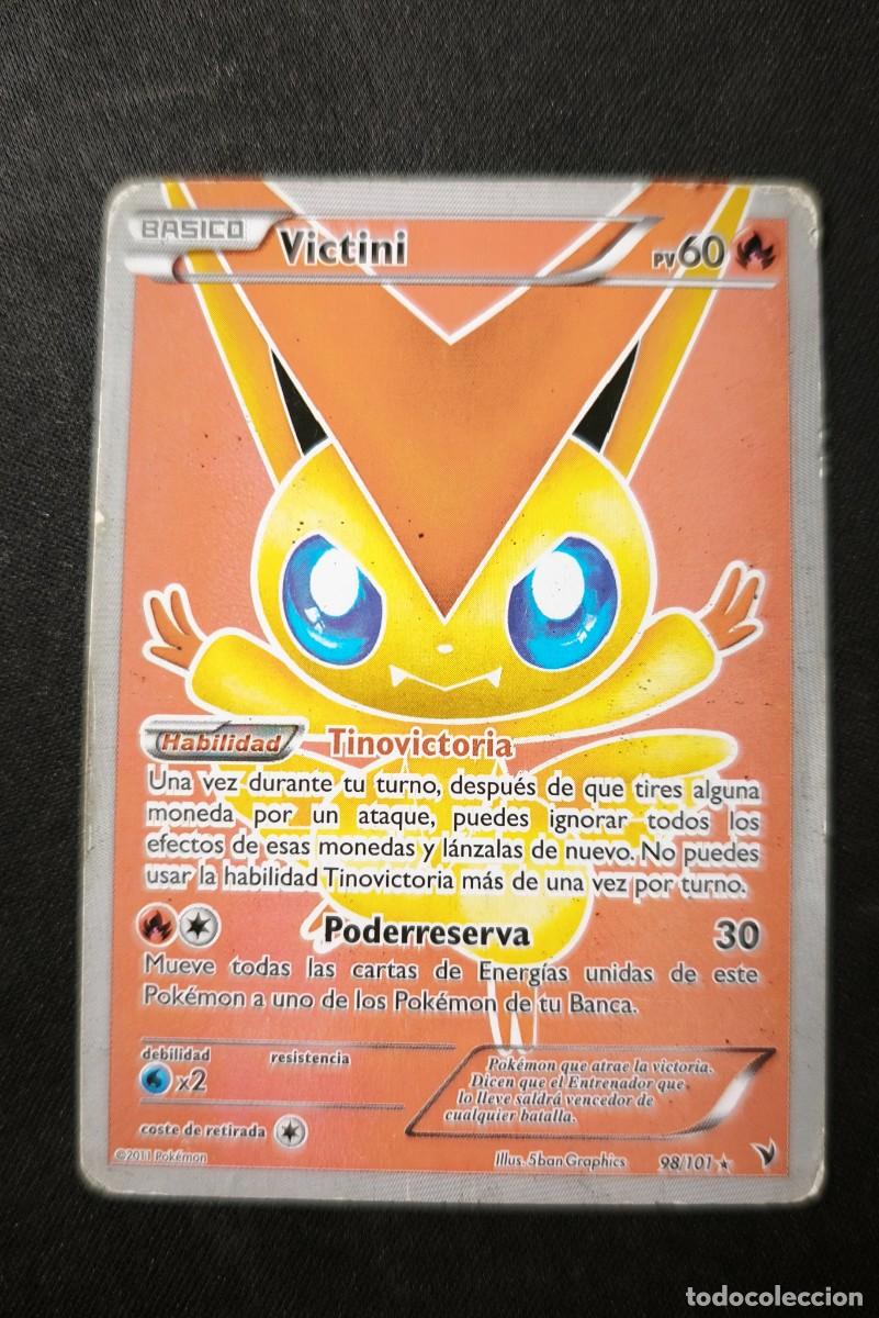Trading cards: Carta pokemon Victini estado bueno