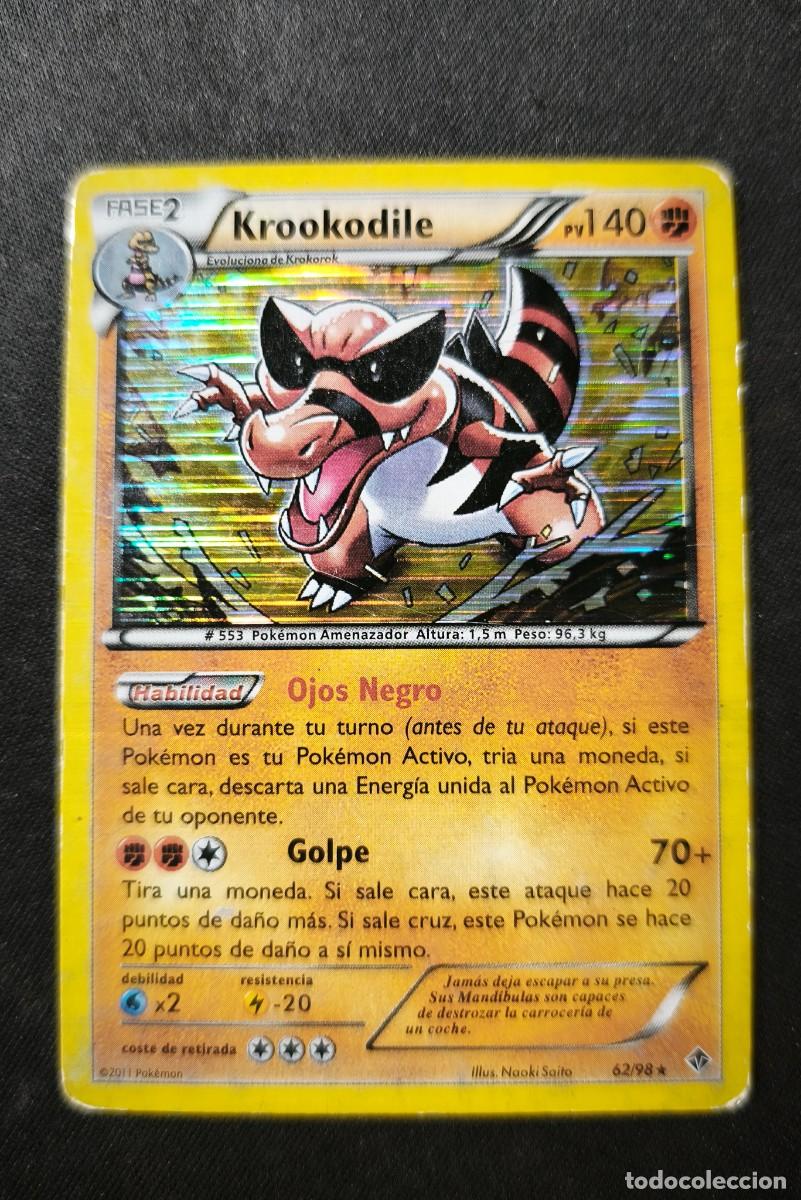 Trading Cards: Carta pokemon Krookodile estado bueno