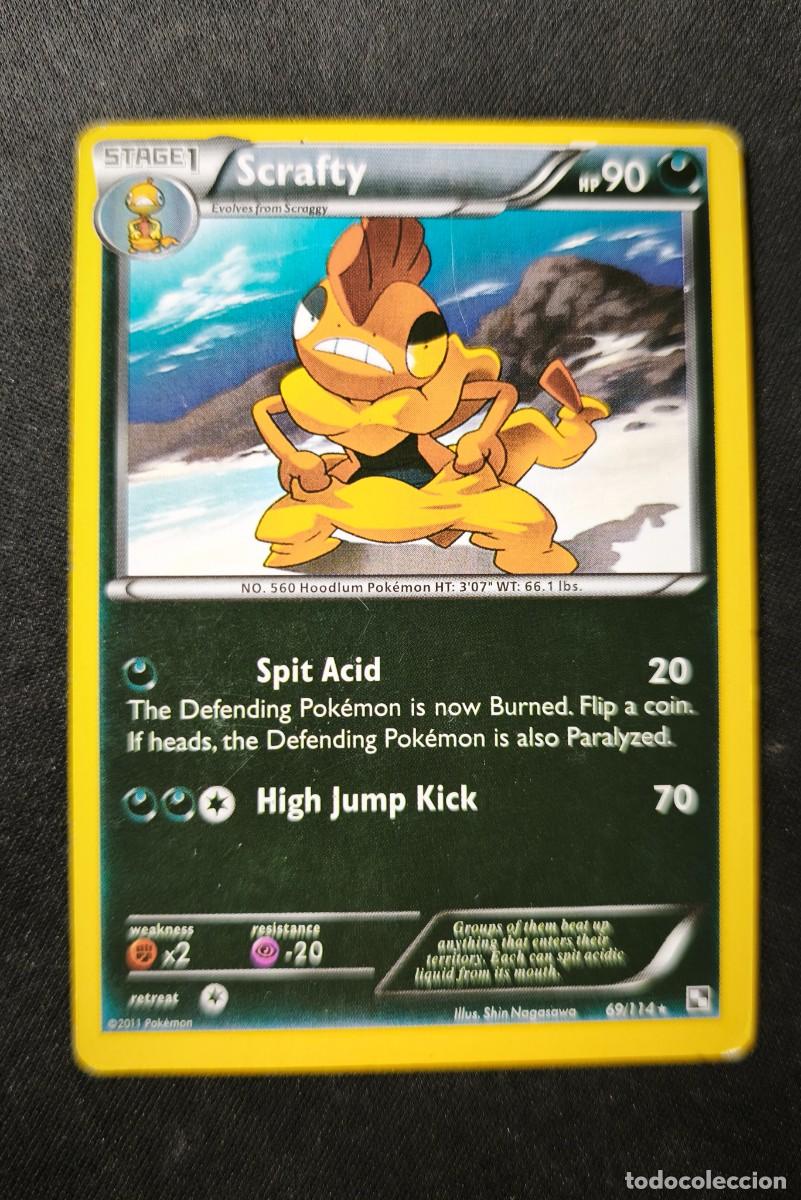 Cartes &agrave; &Eacute;changer: Carta pokemon Scrafty estado bueno
