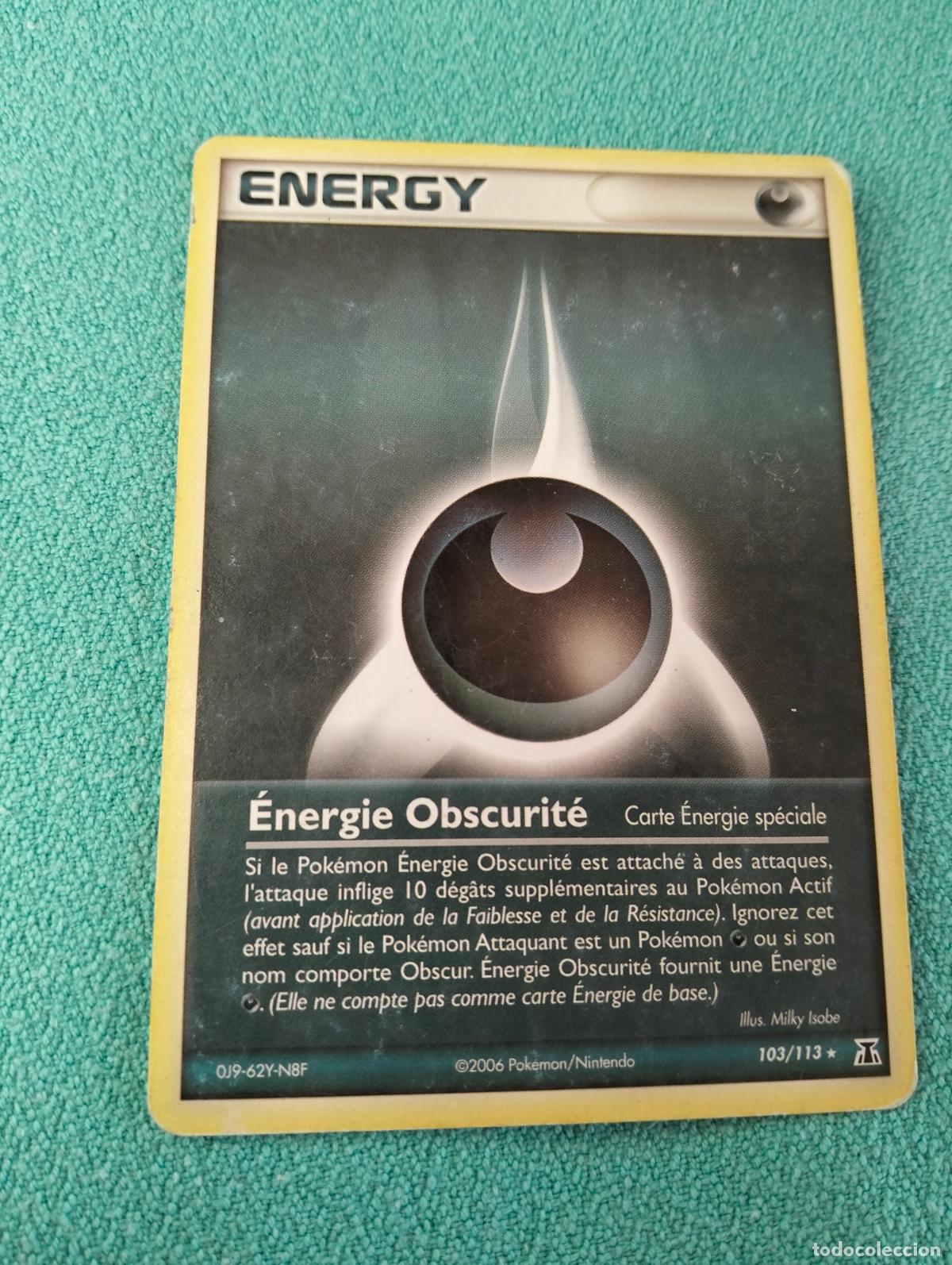 Cartas Colecion&aacute;veis: Dark darkness energy &eacute;nergie obscurit&eacute; 103/113 2006 carta Pok&eacute;mon