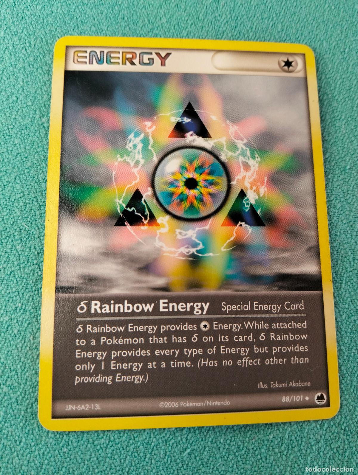 Trading cards: Rainbow energy delta 88/101 2006 carta Pok&eacute;mon
