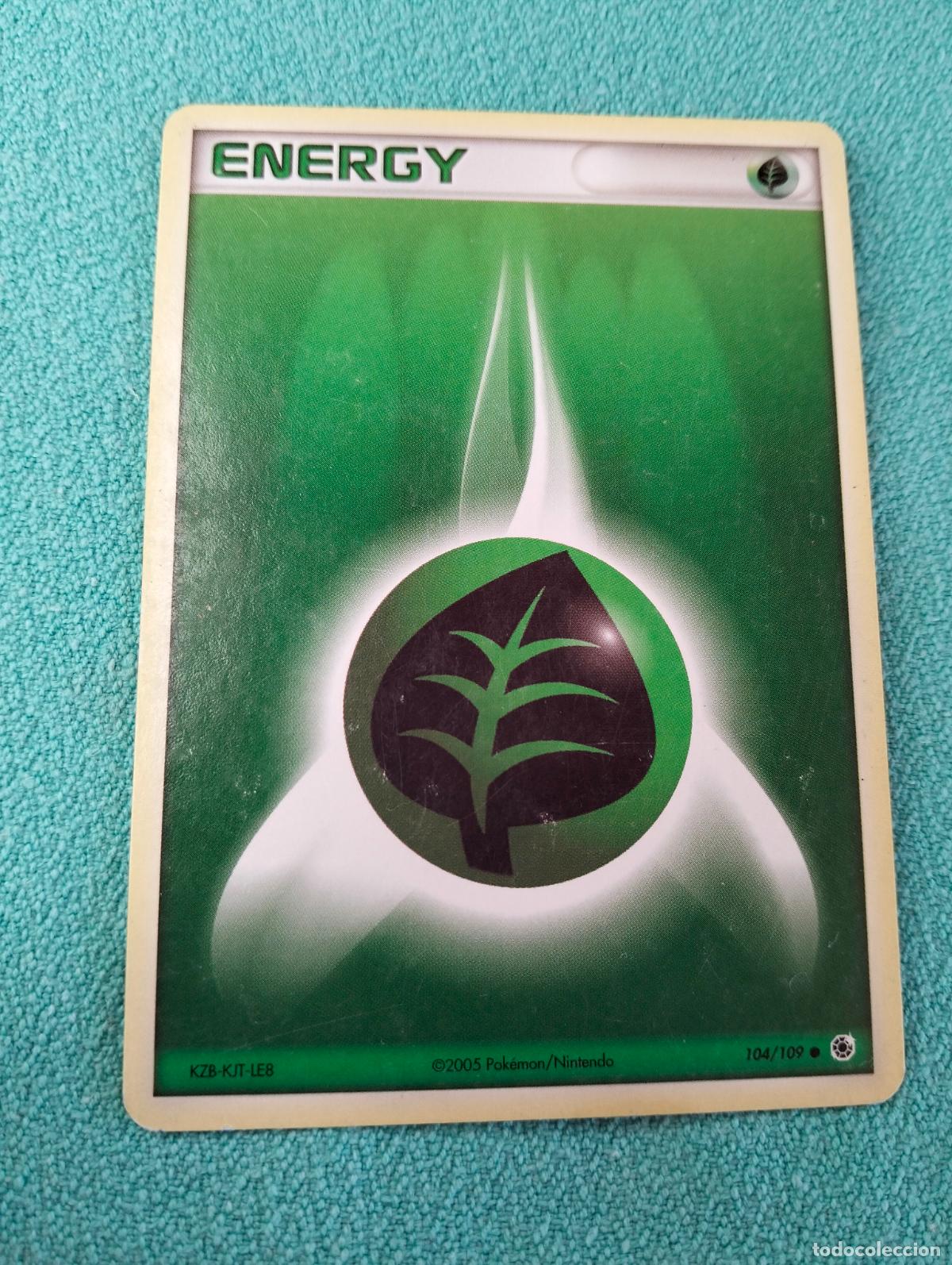 Sammelkarten: Grass energy energ&iacute;a hoja 104/109 2005 carta Pok&eacute;mon