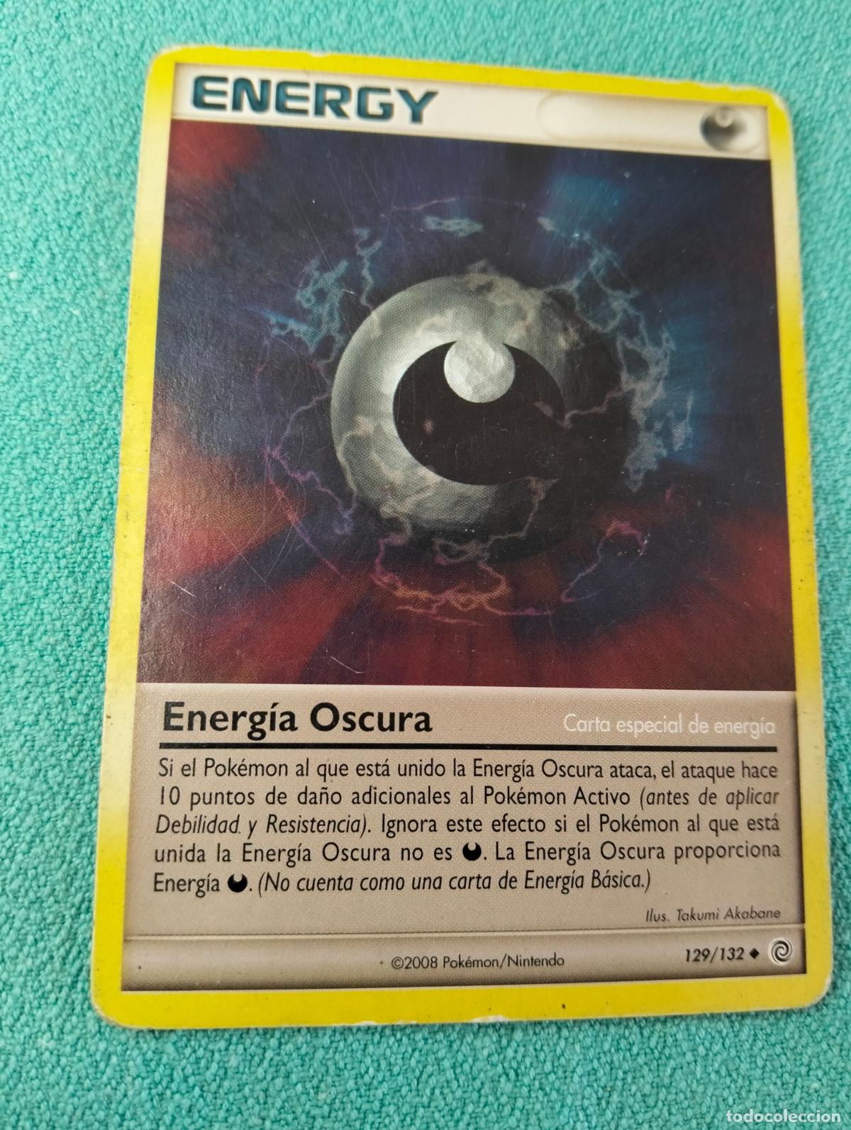 Sammelkarten: Dark darkness energy energ&iacute;a oscura 129/132 2008 carta Pok&eacute;mon