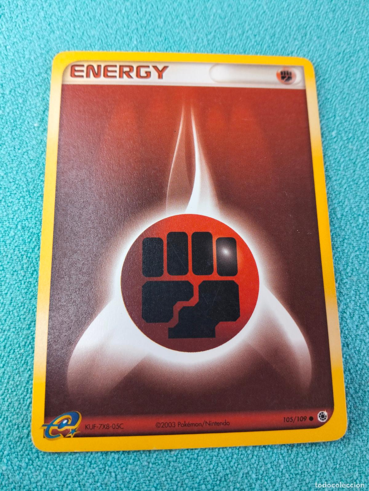 Cartas Colecion&aacute;veis: Fight fighting energy 105/109 2003 carta Pok&eacute;mon