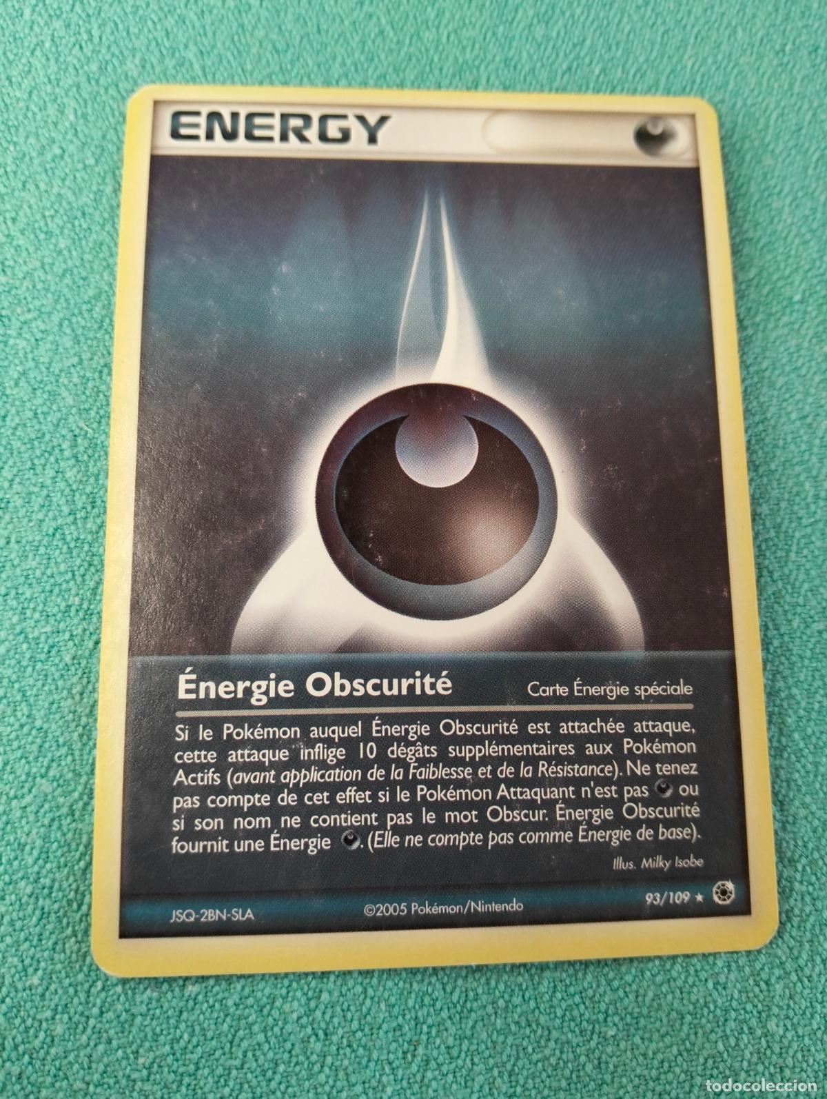 Sammelkarten: Darkness energy &eacute;nergie obscurit&eacute; 93/109 2005 carta Pok&eacute;mon