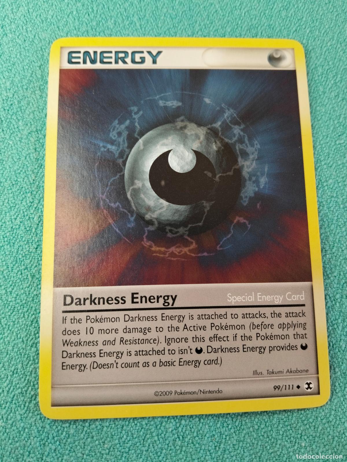 Sammelkarten: Darkness energy &eacute;nergie obscurit&eacute; 99/111 2009 carta Pok&eacute;mon