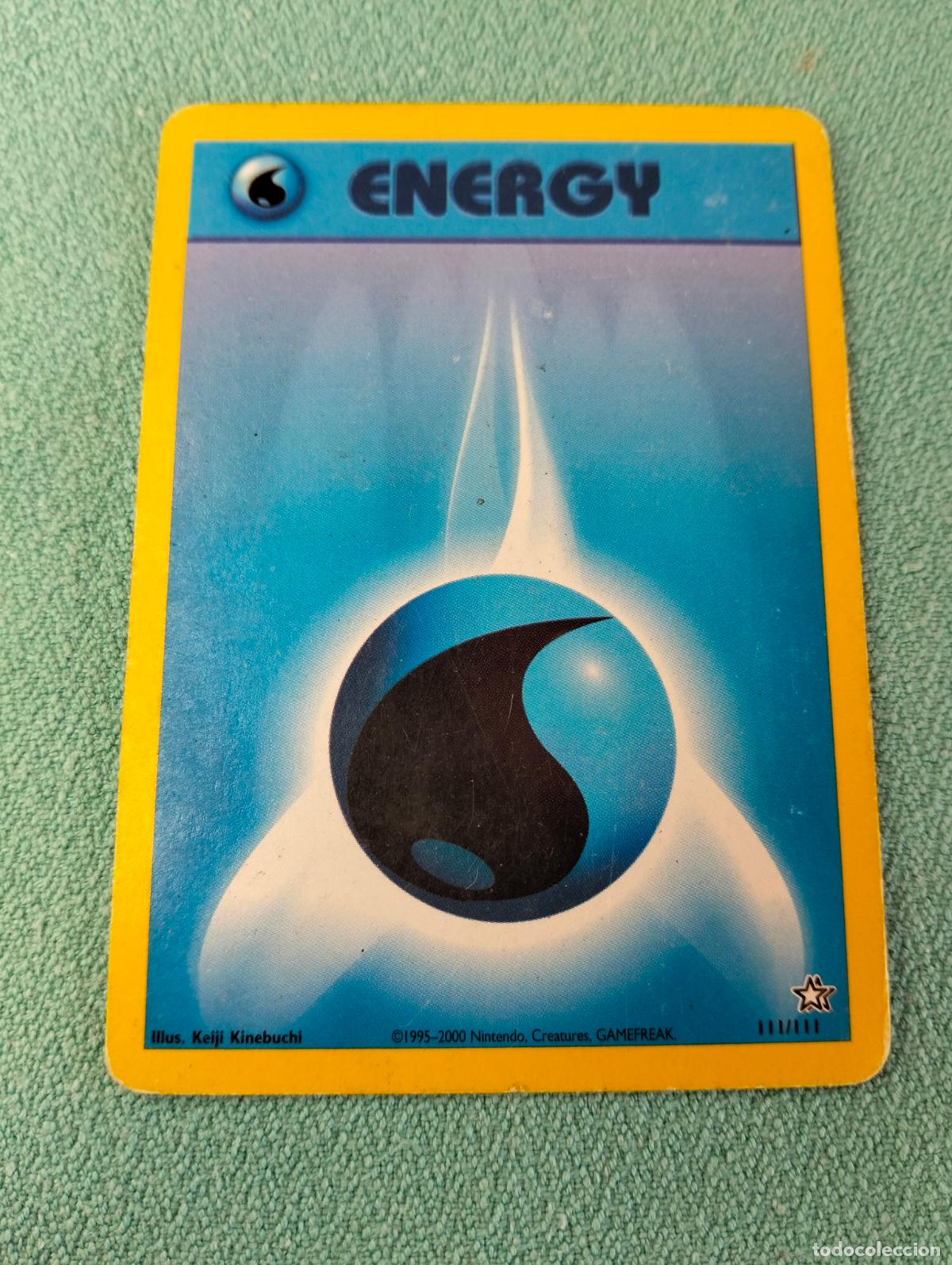 Trading Cards: Water energy 111/111 1995-2000 Neo Genesis carta Pok&eacute;mon