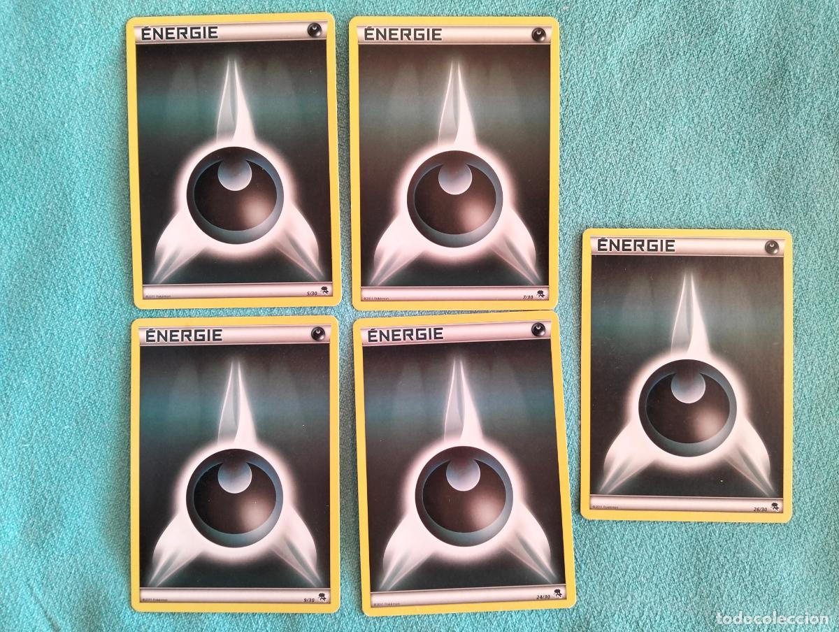 Sammelkarten: Lote darkness energy &eacute;nergie franc&eacute;s x/30 Common BW Trainer Kit: Zoroark carta Pok&eacute;mon