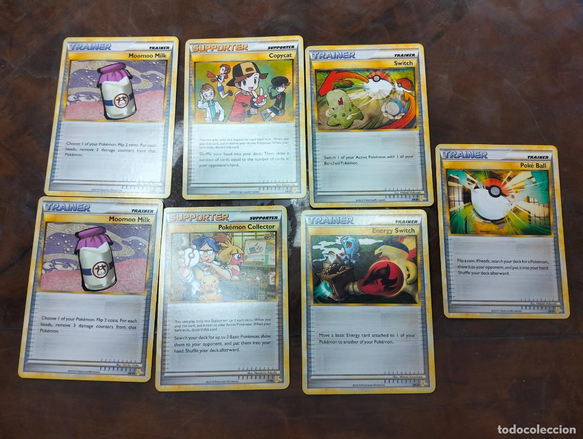 Sammelkarten: Lote Pikachu deck trainer supporter ingl&eacute;s english pok&eacute; ball switch momoo milk switch carta Pok&eacute;mon