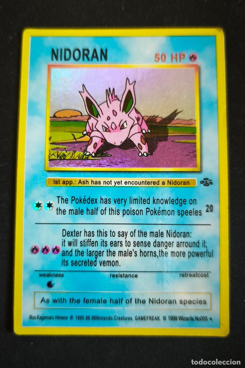 Figurine Collezionabili: Carta pokemon Nidoran estado muy bueno