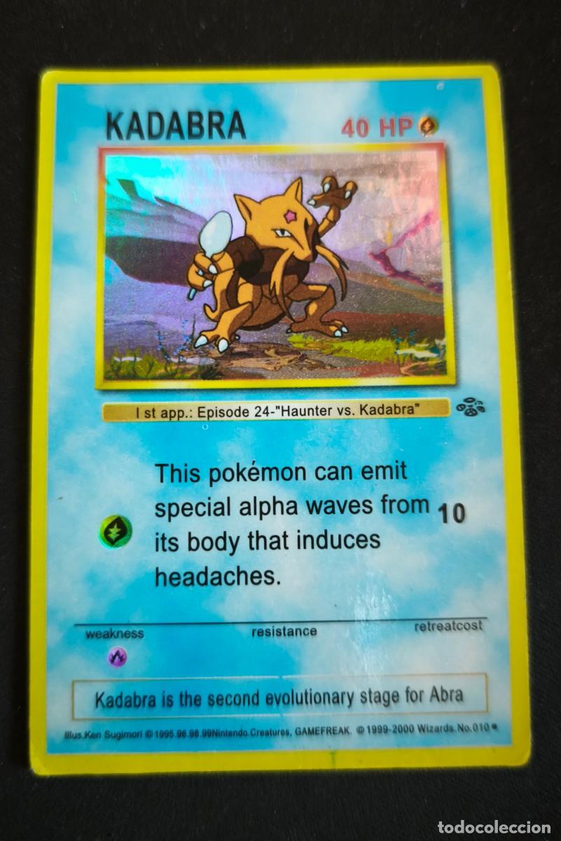 Trading cards: Carta pokemon Kadabra estado muy bueno