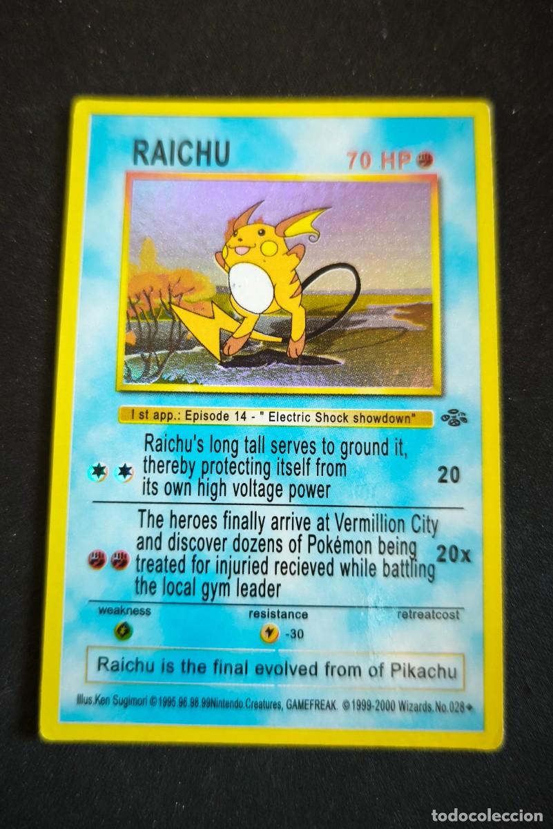 Sammelkarten: Carta pokemon Raichu estado muy bueno