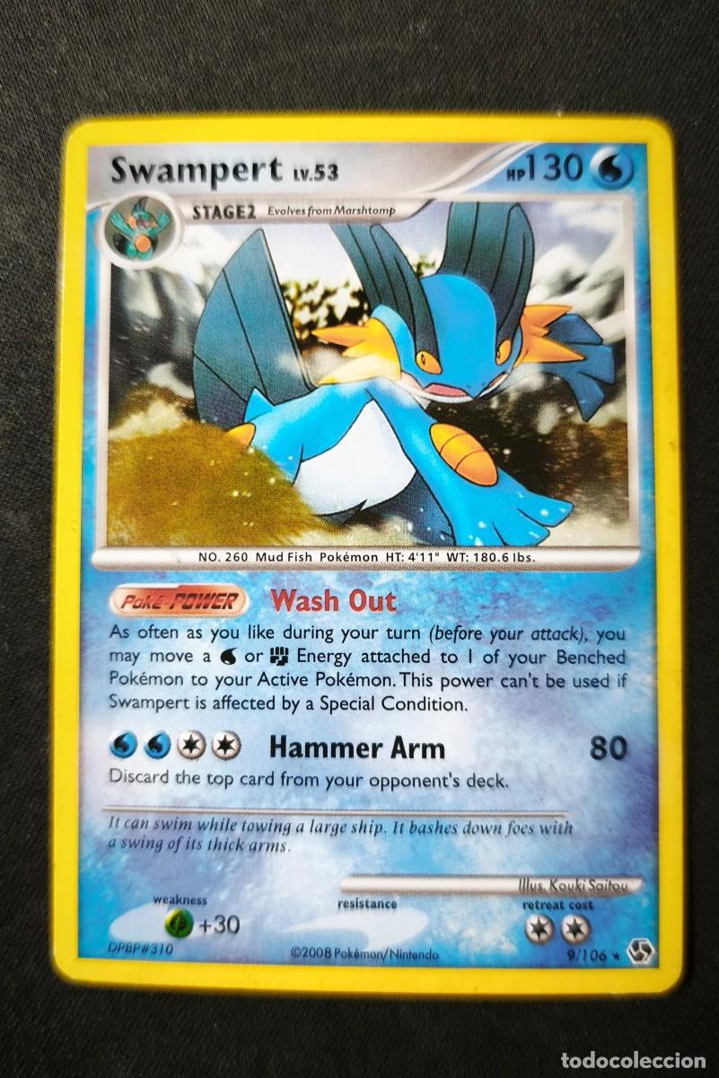 Trading cards: Carta Pokemon Swampert estado muy bueno