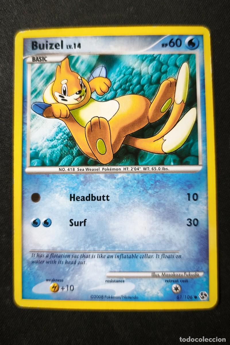 Trading cards: Carta Pokemon Buizel estado muy bueno