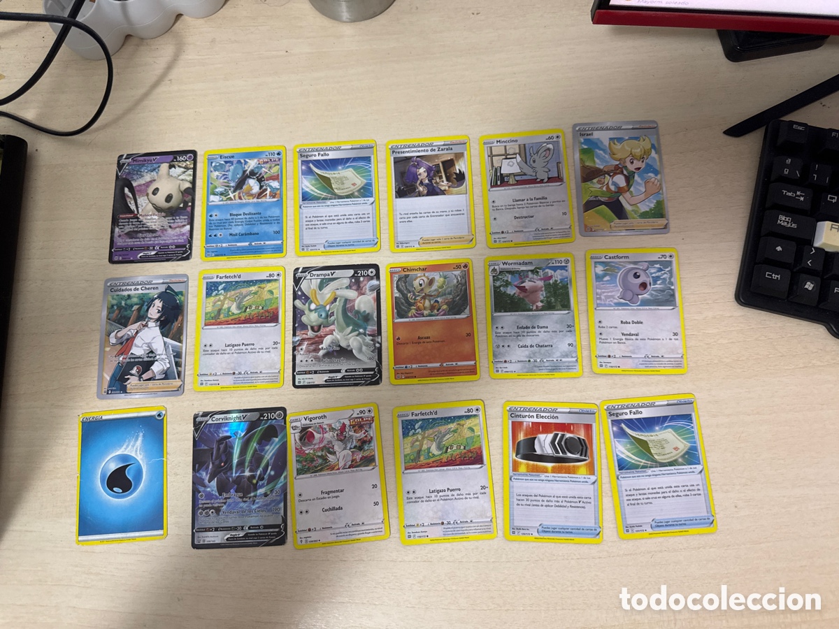 Trading cards: LOTE DE 18 CARTAS POKEMON 2021 2022