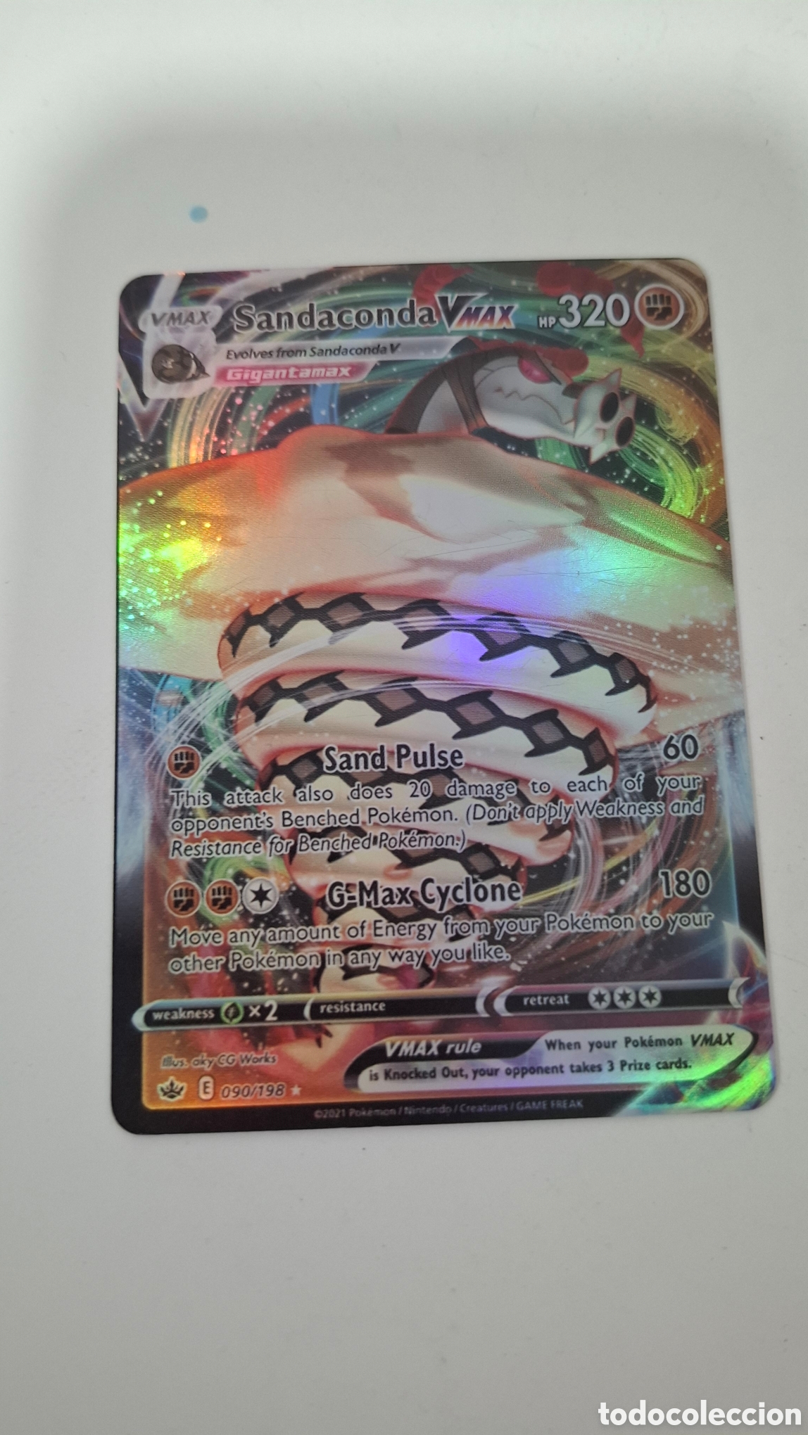 Trading Cards: CARTA POKEMON CARD SANDACONDA VMAX