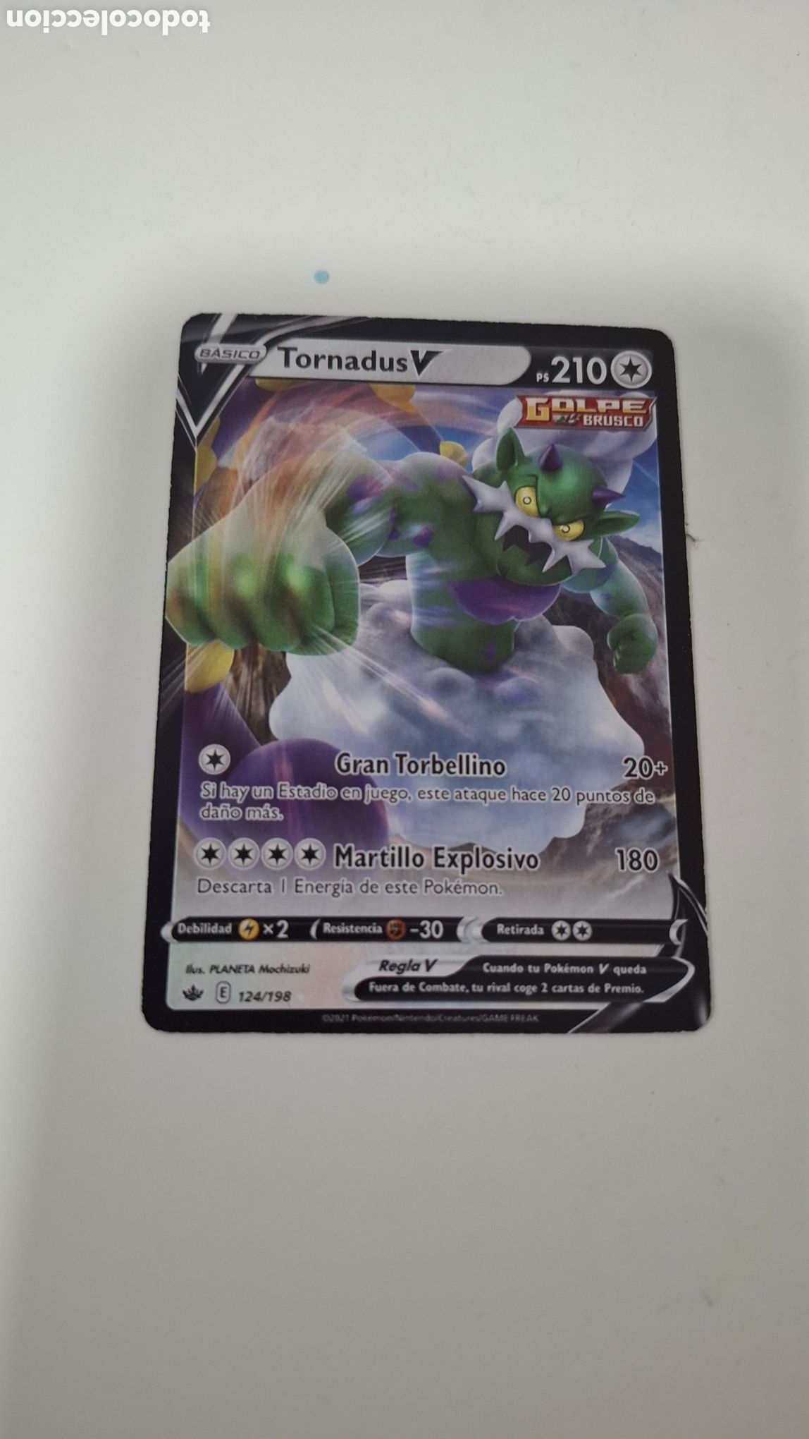 Cartas Colecion&aacute;veis: CARTA POKEMON CARD TORNADUS V