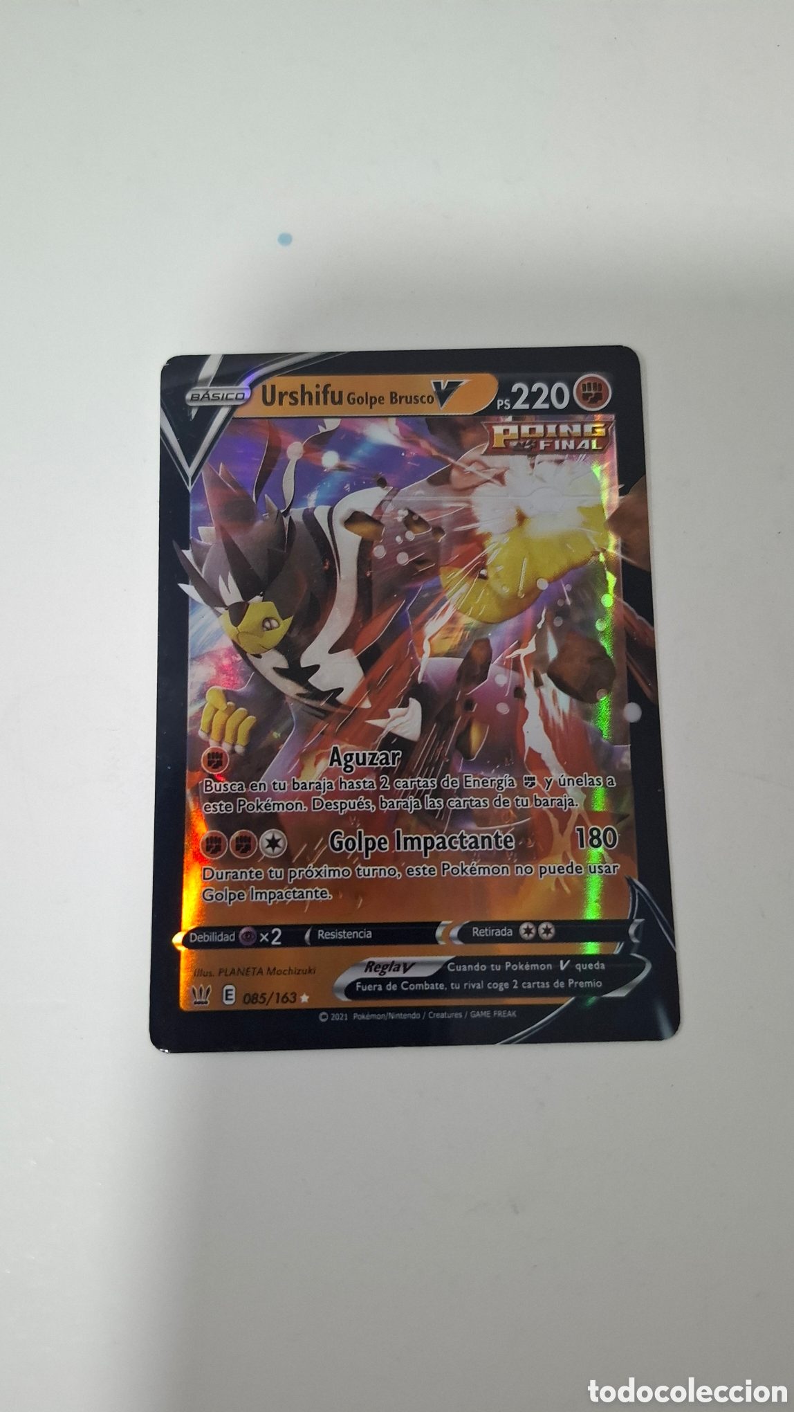 Cartas Colecion&aacute;veis: CARTA POKEMON CARD URSHIFU GOLPE BRUSCO VMAX