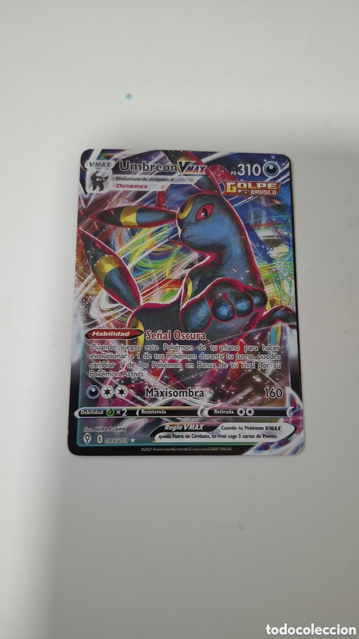 Trading Cards: CARTA POKEMON CARD UMBREON VMAX