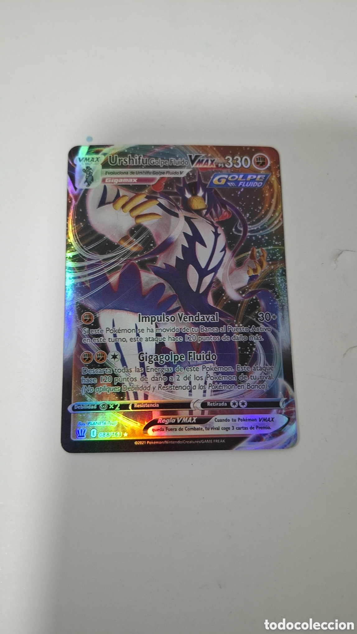 Sammelkarten: CARTA POKEMON CARD URSHIFU GOLPE FLUIDO VMAX