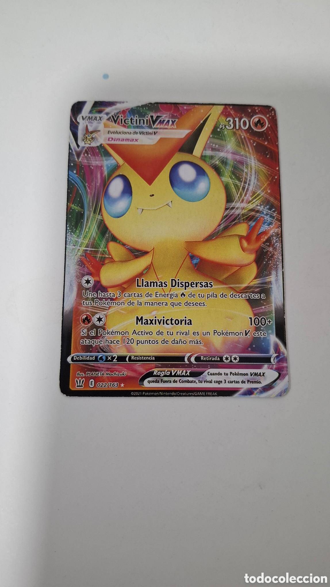 Trading Cards: CARTA POKEMON CARD VICTINI VMAX