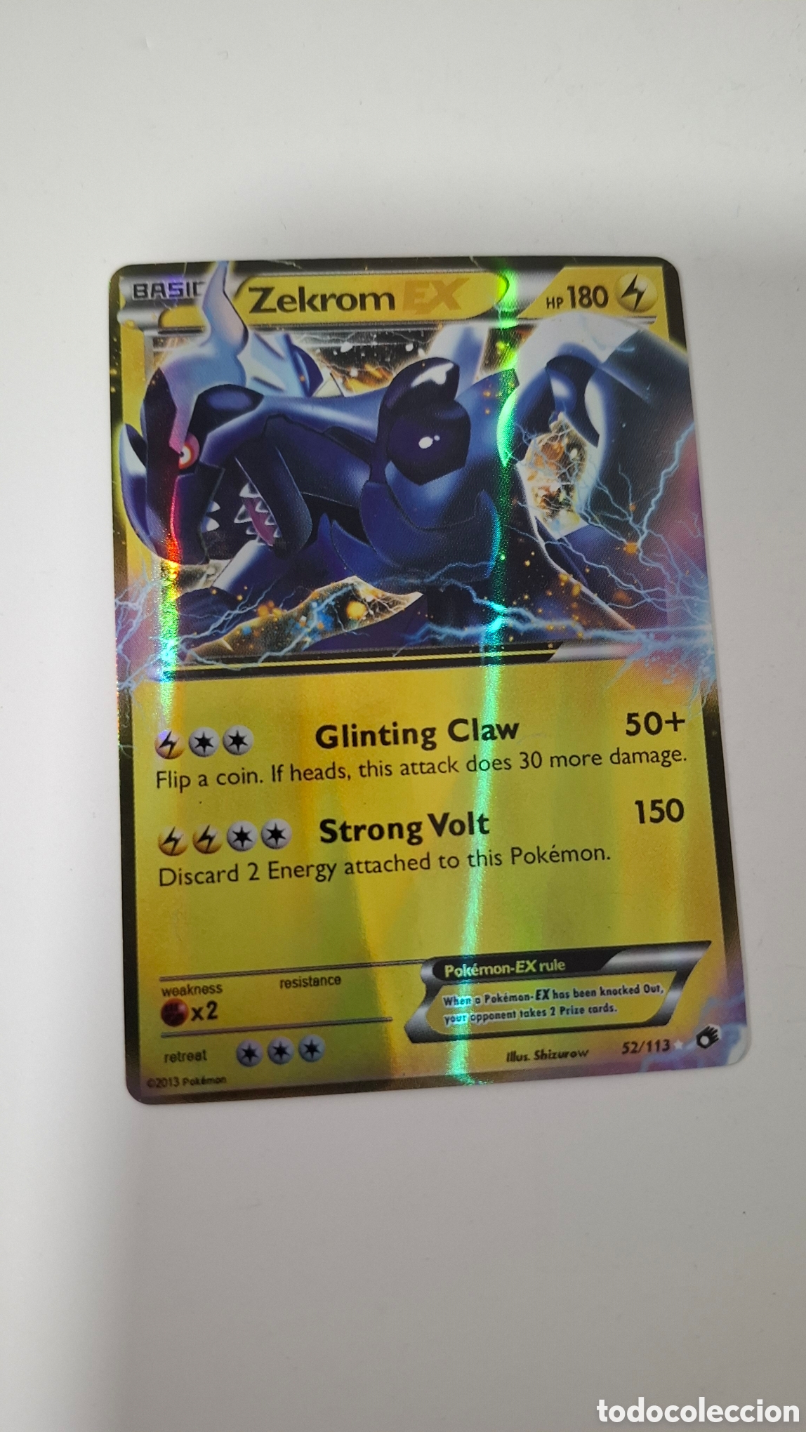 Trading Cards: CARTA POKEMON CARD ZEKROM EX