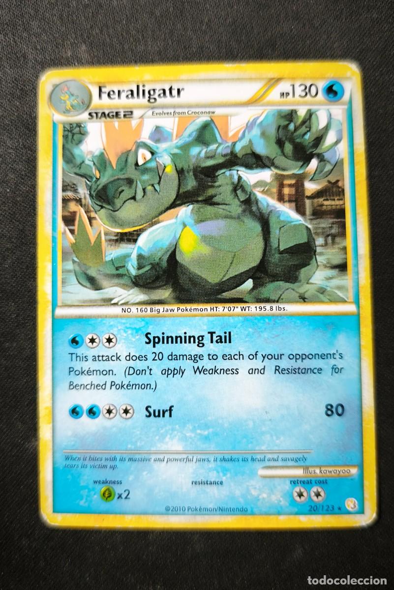 Cartas Colecion&aacute;veis: Carta Pokemon Feraligatr estado muy bueno
