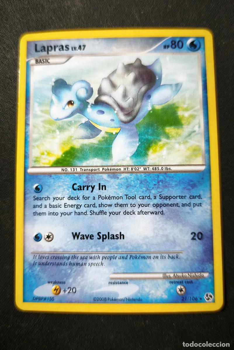 Cartes &agrave; &Eacute;changer: Carta Pokemon Lapras estado muy bueno
