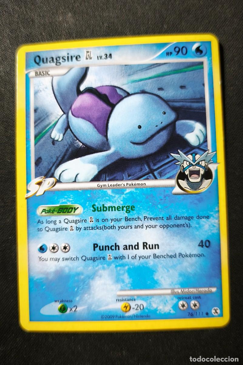 Trading cards: Carta Pokemon Quagsire estado muy bueno