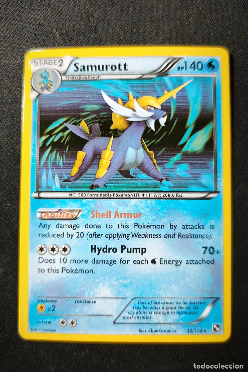 Trading Cards: Carta Pokemon Samurott estado muy bueno