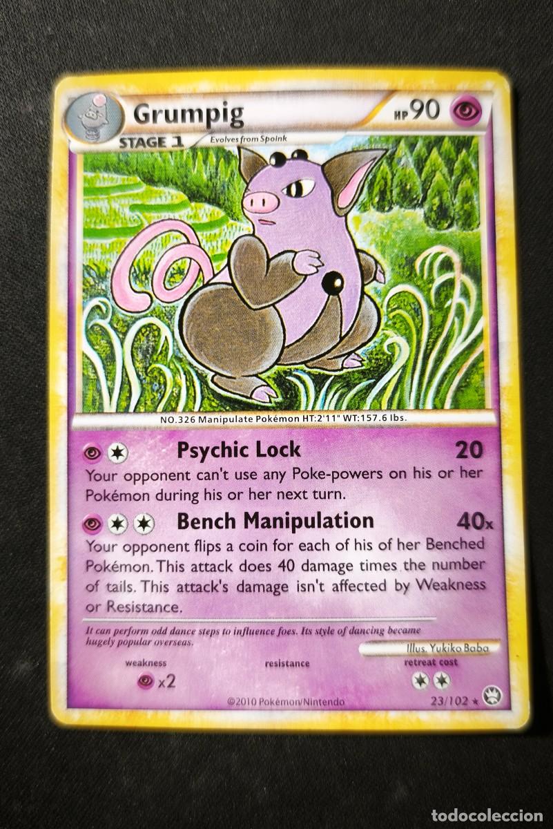 Trading cards: Carta Pokemon Grumpig estado muy bueno