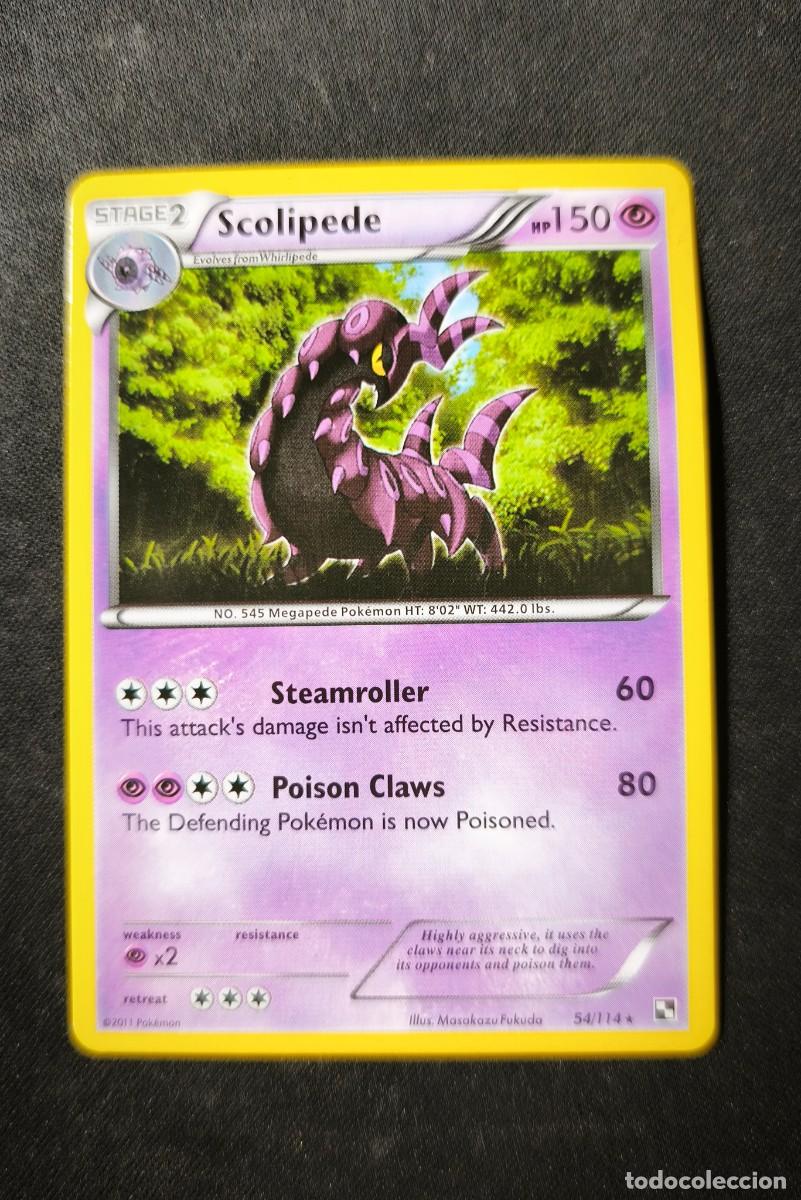 Cartes &agrave; &Eacute;changer: Carta Pokemon Scolipede estado muy bueno