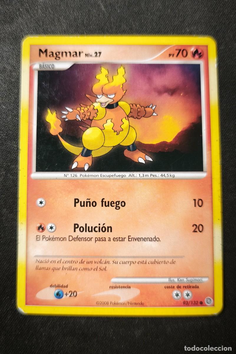 Trading cards: Carta Pokemon Magmar estado muy bueno