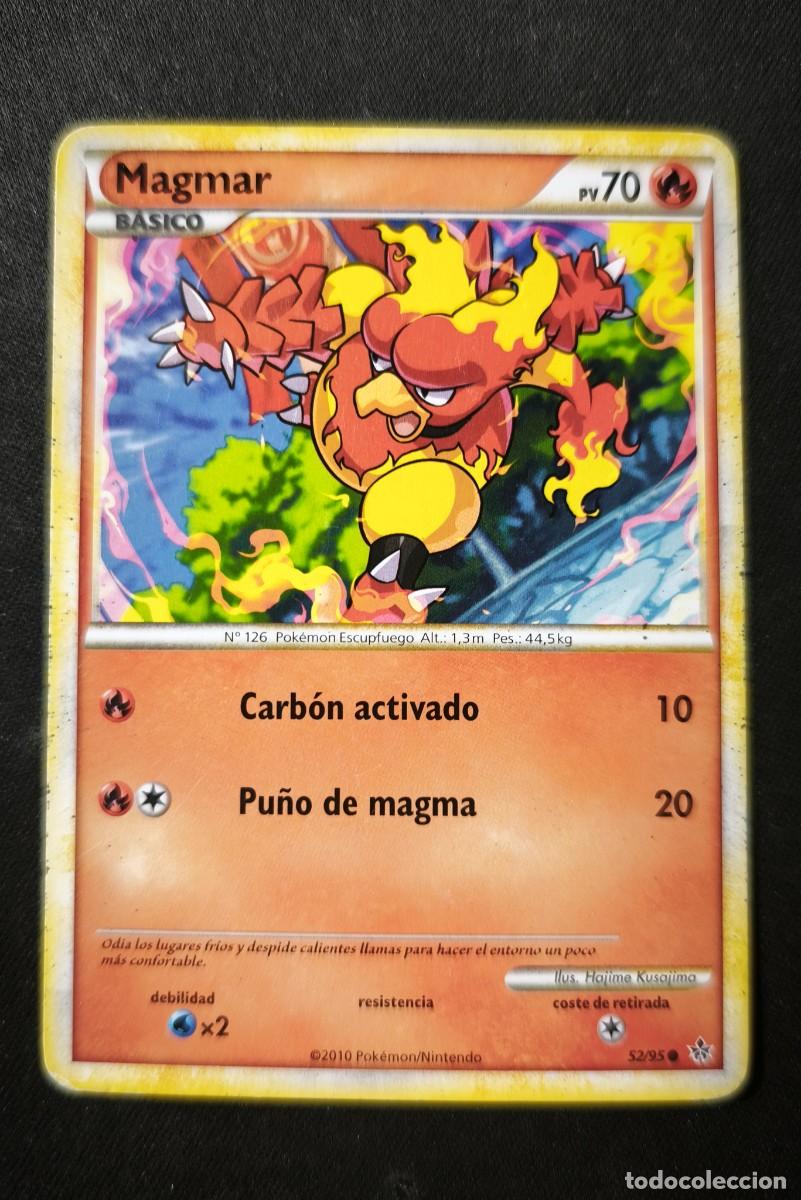 Trading cards: Carta Pokemon Magmar estado muy bueno