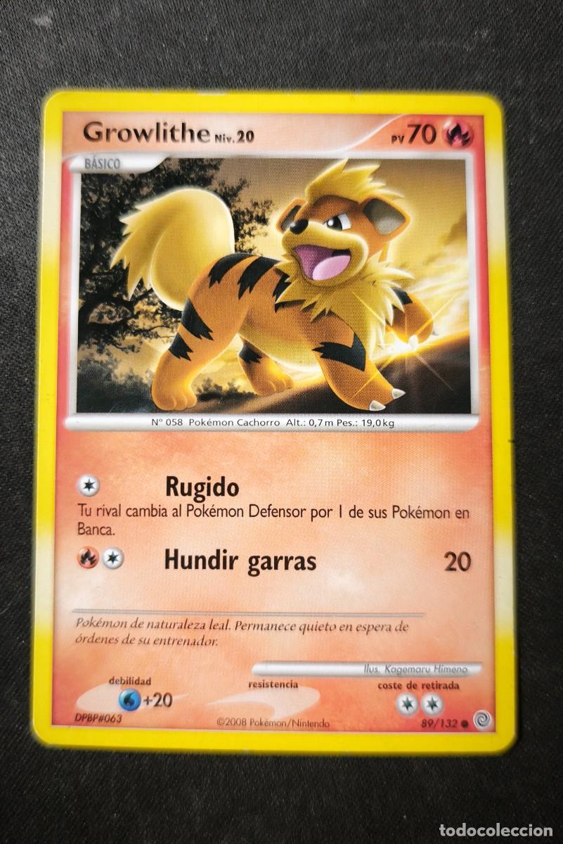 Trading cards: Carta Pokemon Growlithe estado muy bueno