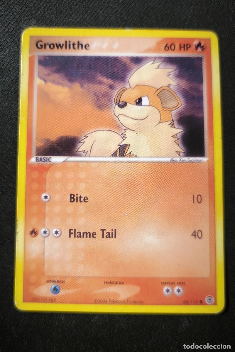 Trading cards: Carta Pokemon Growlithe estado muy bueno
